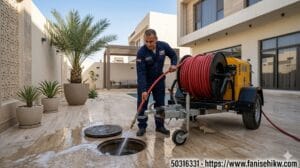 معلم مصري ينفذ تسليك مجاري في العديلية بالضغط العالي